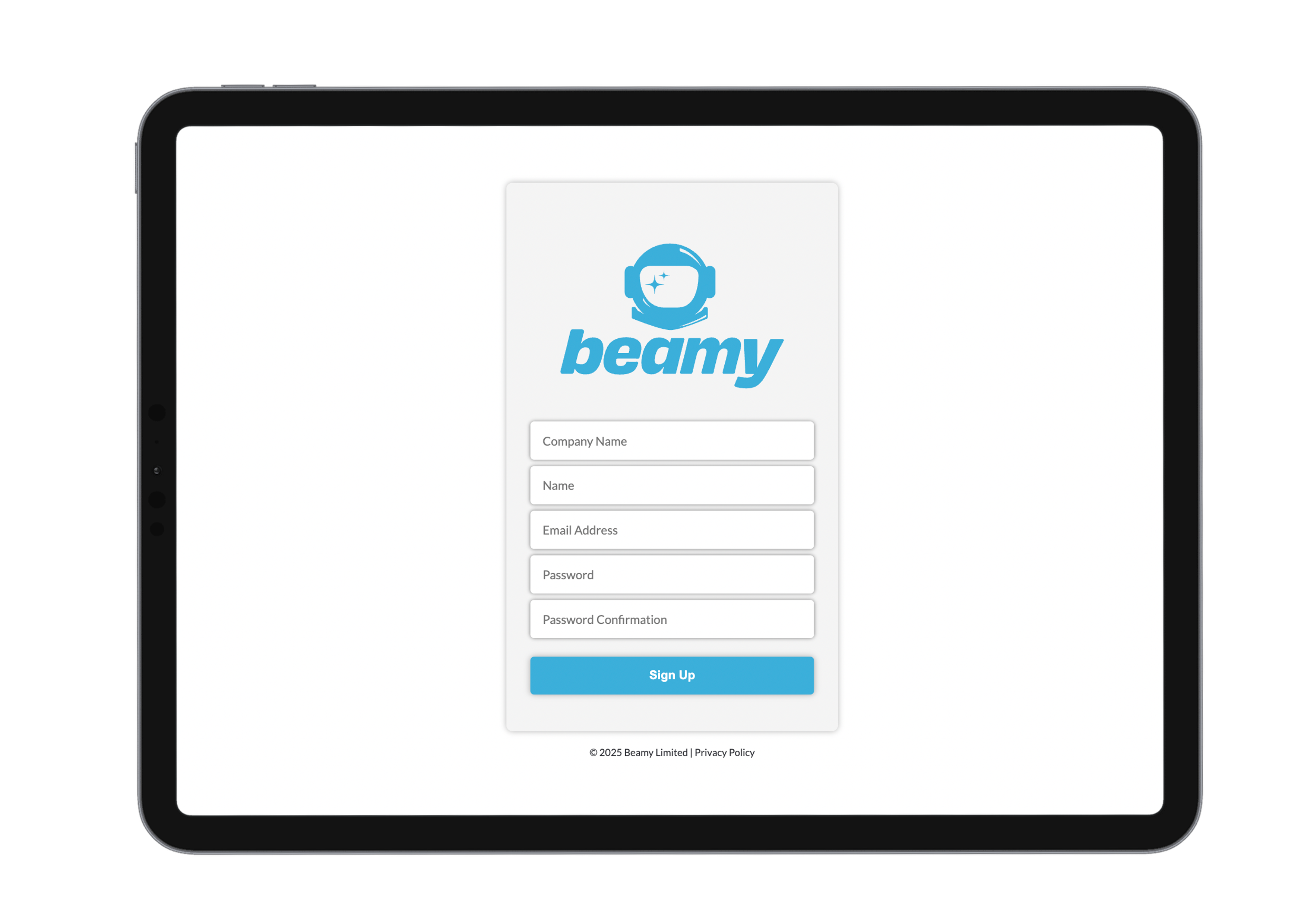 Beamy Sign Up