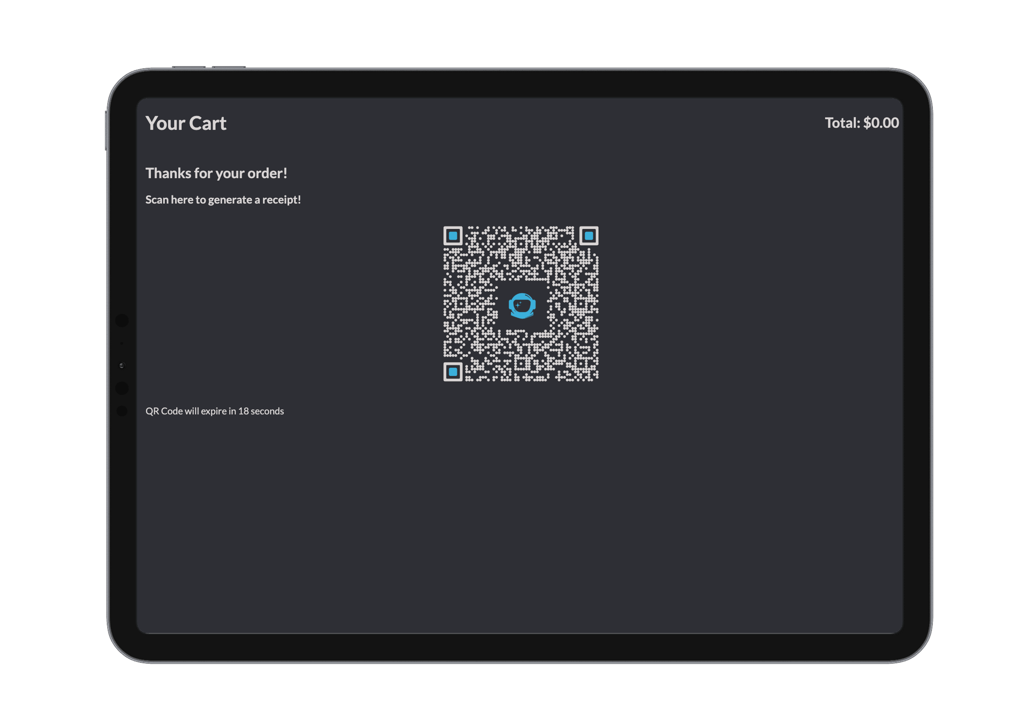 Receipt QR Code Dark